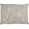 Saana ja Olli Onnenmaa cushion cover, 60 x 80 cm, beige - white