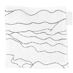 Saana ja Olli Rakkauden meri pot holder, white - black