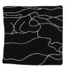 Saana ja Olli Rakkauden meri pot holder, black - white