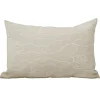 Saana ja Olli Rakkauden meri cushion cover, 40 x 60 cm, beige - white
