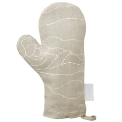 Saana ja Olli Rakkauden meri oven mitten, beige - white