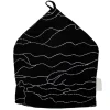 Saana ja Olli Rakkauden meri tea cozy, black - white