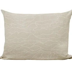 Saana ja Olli Rakkauden meri cushion cover, 60 x 80 cm, beige - white