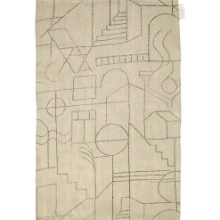 Saana ja Olli Unien talo tea towel/placemat, beige
