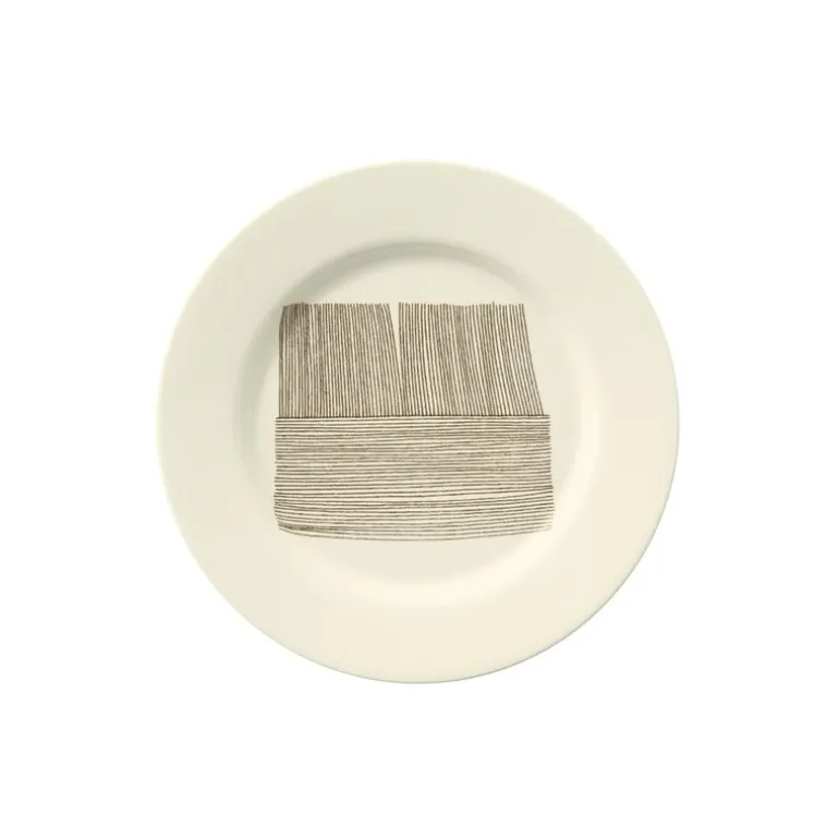 Sabato Plate, 18 cm, Orto - brown