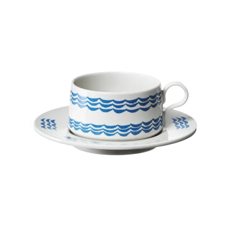 Sabato Teacup and saucer, 230 ml, Mare