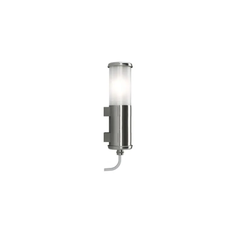 Sammode Bendz wall lamp, stainless steel