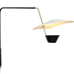 Sammode G25 wall lamp, black - white