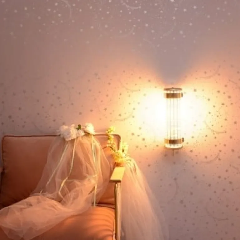 Sammode Gude wall lamp, stainless steel