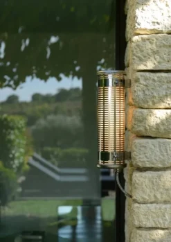 Sammode Gude wall lamp, stainless steel