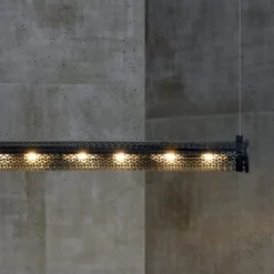 Sammode Monceau wall/ceiling lamp, coal - petrol