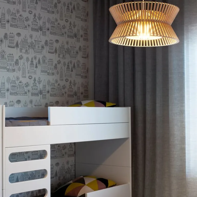 Secto Design Kontro 6000 pendant, birch