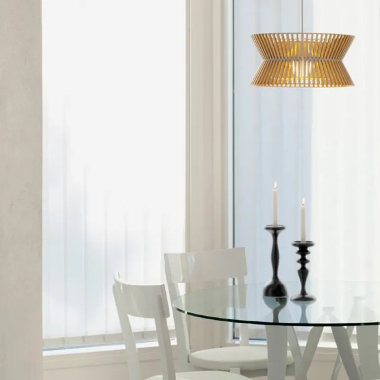 Secto Design Kontro 6000 pendant, birch