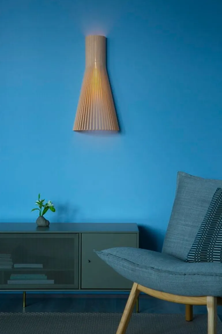 Secto Design Secto 4230 wall lamp 60 cm, direct wall mount, birch