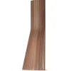 Secto Design Secto 4231 wall lamp 45 cm, direct wall mount, walnut