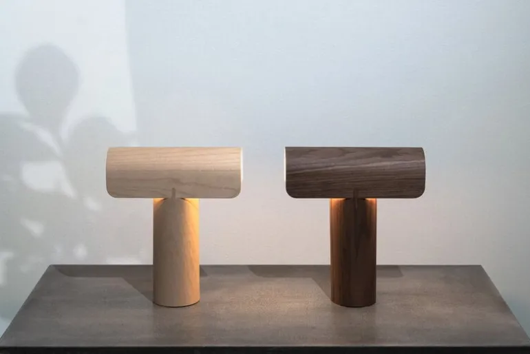 Secto Design Teelo 8020 table lamp, natural birch