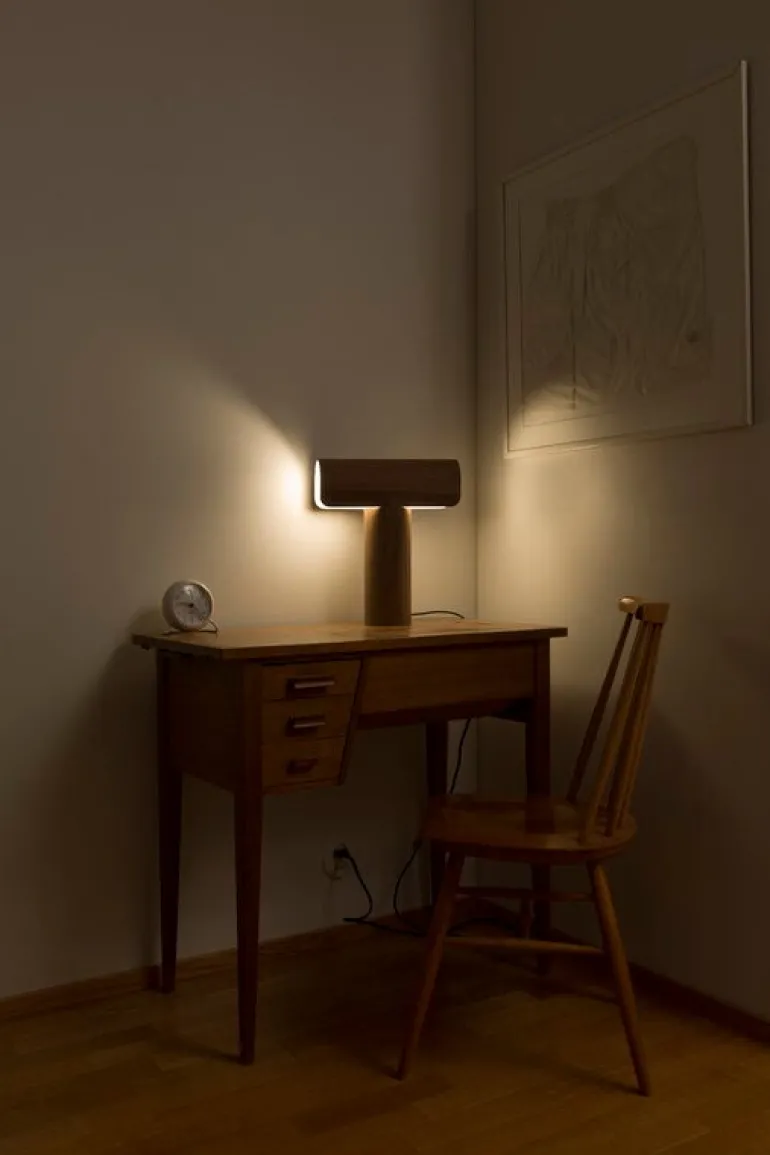 Secto Design Teelo 8020 table lamp, natural birch