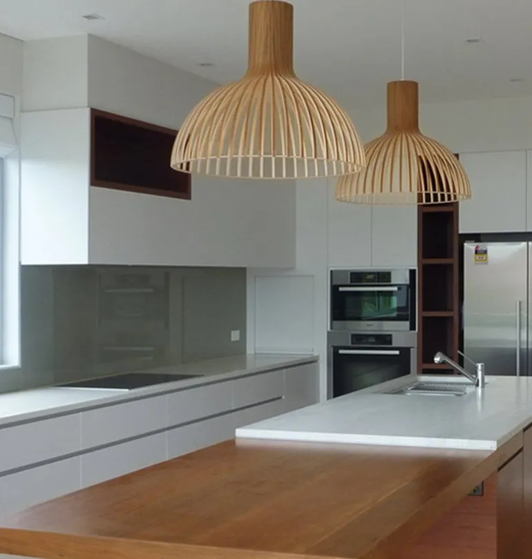 Secto Design Victo 4250 pendant, walnut