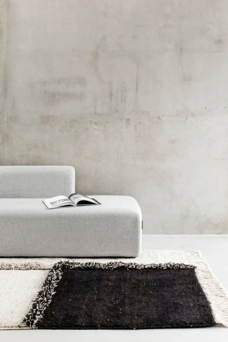 Sera Helsinki E-1027 rug, knotted, brown - off white