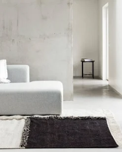 Sera Helsinki E-1027 rug, woven, black - brown - off white