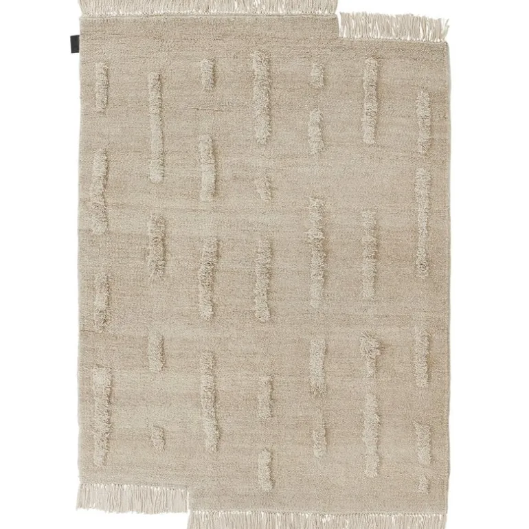 Sera Helsinki Laine rug knotted, off white