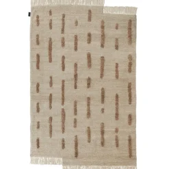 Sera Helsinki Laine rug knotted, off white - brown