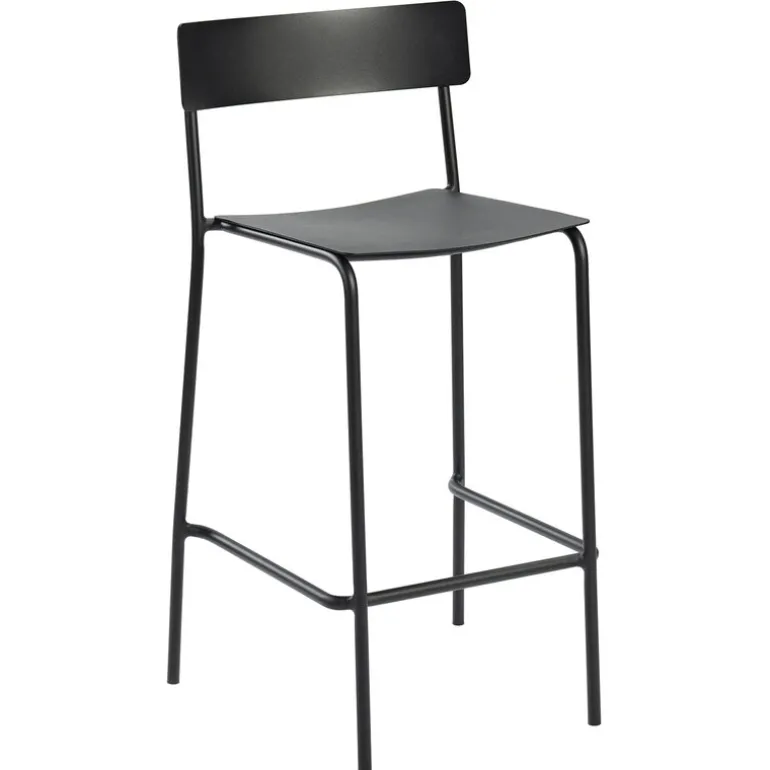 Serax August bar stool, black