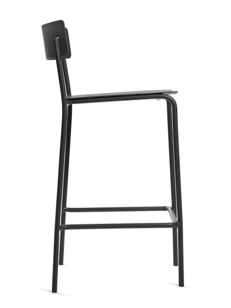 Serax August bar stool, black