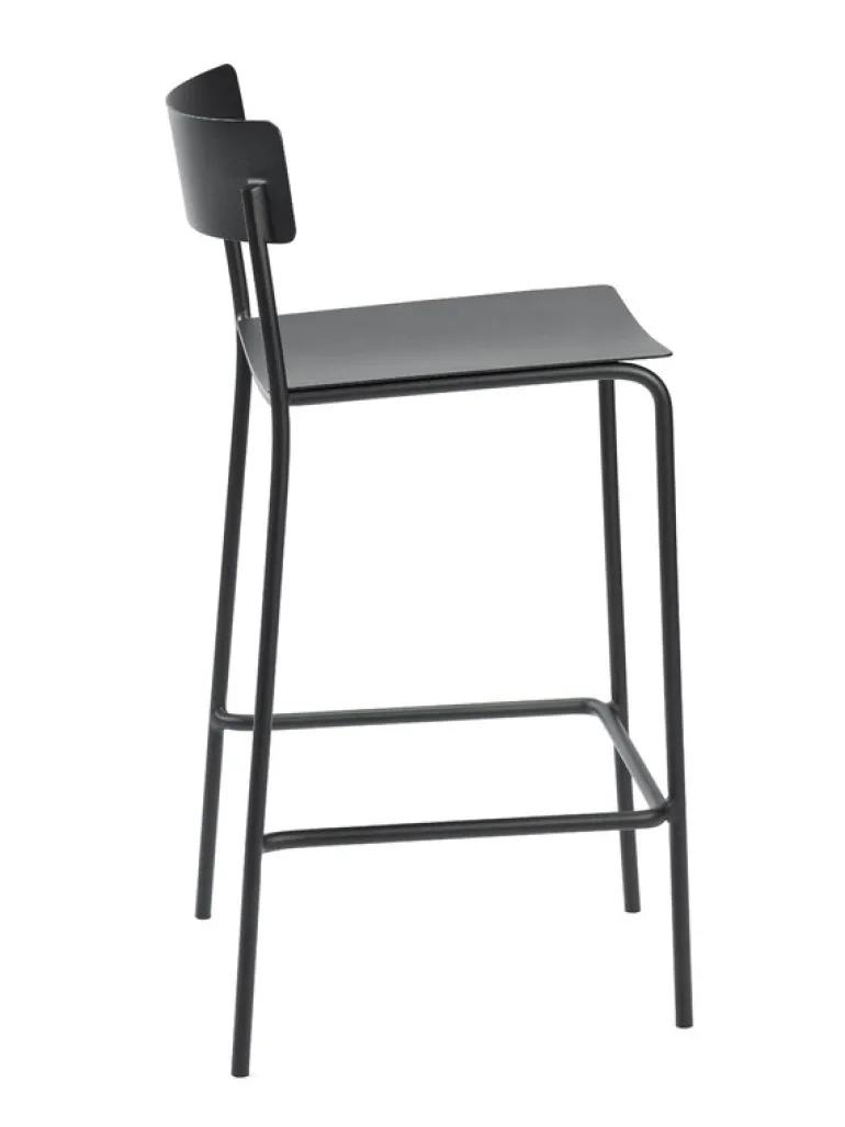 Serax August bar stool, black