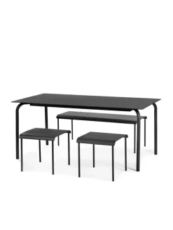Serax August bench, black