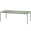 Serax August dining table, 220 x 100 cm, green