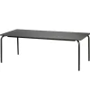 Serax August dining table, 220 x 100 cm, black