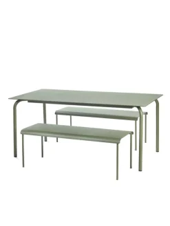 Serax August dining table, 170 x 90 cm, green
