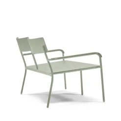 Serax August 2-seater bench with backrest, green