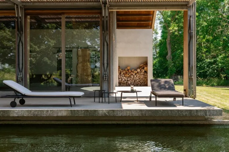 Serax August sun lounger cushion, white