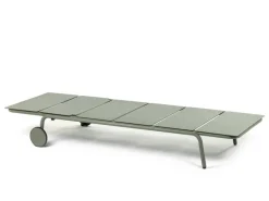 Serax August sun lounger, green