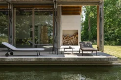 Serax August sun lounger, black