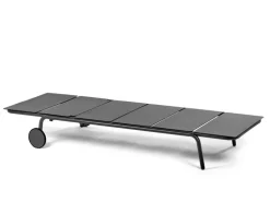Serax August sun lounger, black