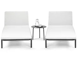 Serax August sun lounger, black