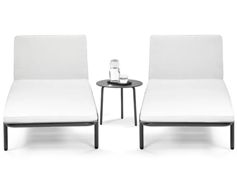 Serax August sun lounger, black