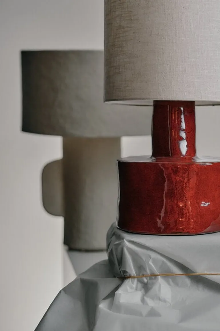 Serax Catherine table lamp, red - beige