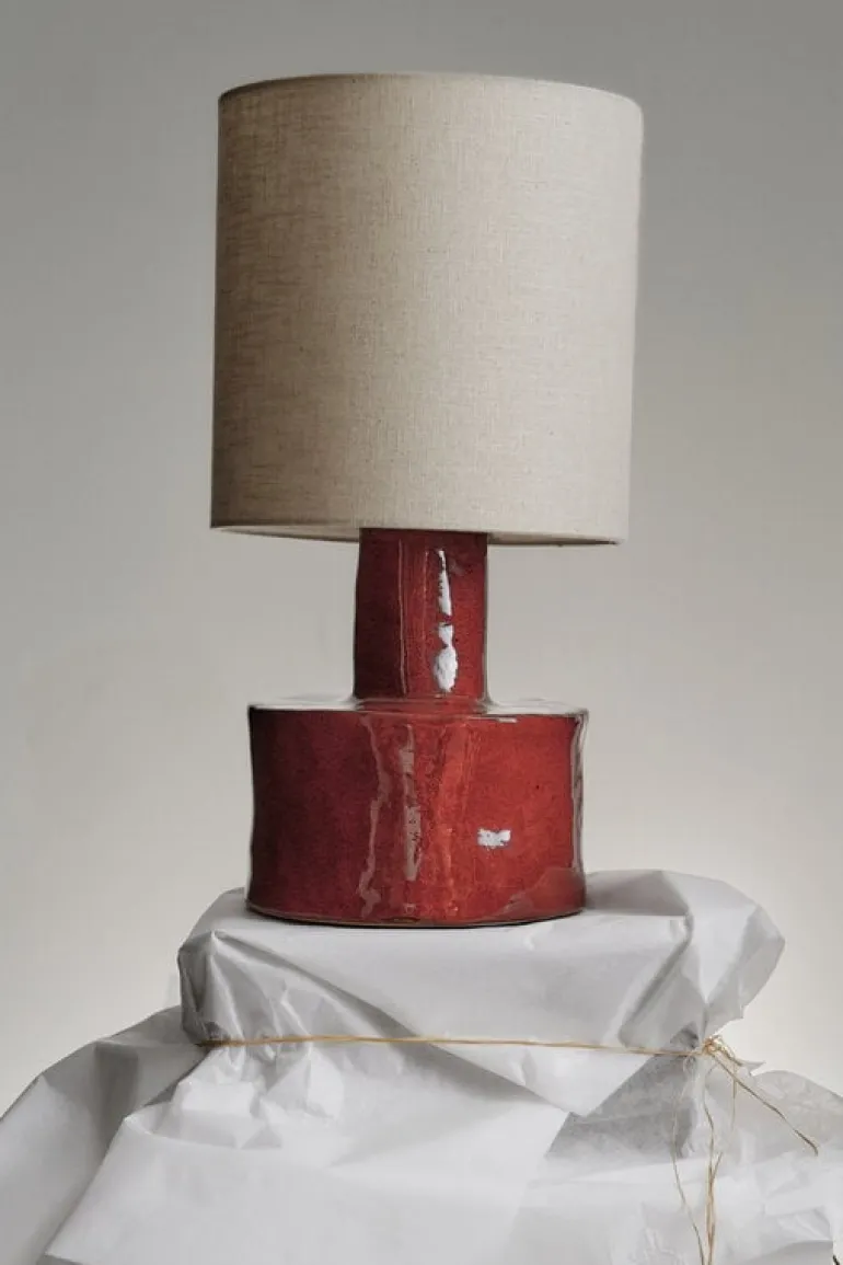 Serax Catherine table lamp, red - beige