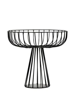 Serax Catu basket with stand, black