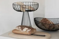 Serax Catu basket with stand, black