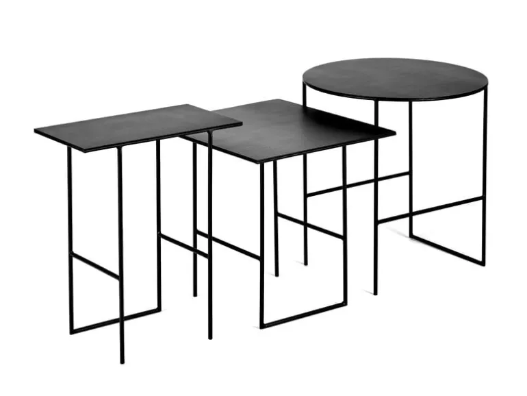 Serax Cico side table, round, 40 cm, black