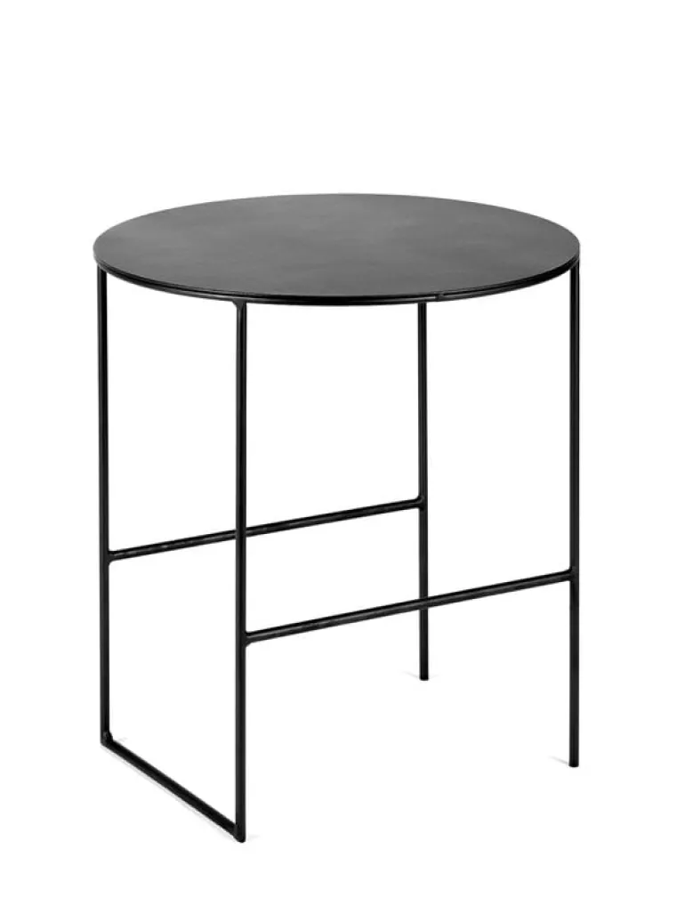 Serax Cico side table, round, 40 cm, black