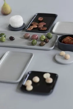 Serax Cose container with lid, oval, S, dark grey