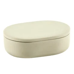 Serax Cose container with lid, oval, S, beige