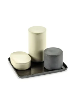 Serax Cose container with lid, oval, S, beige