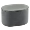 Serax Cose container with lid, oval, L, dark grey
